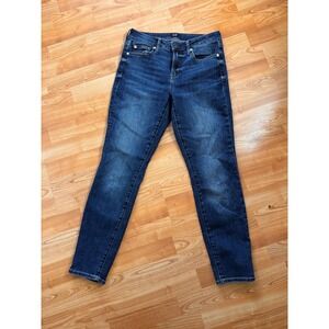 GAP Curvey True Skinny High Rise Jeans Womens 6 28 Cotton Stretch Denim 5-Pocket